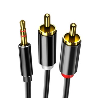 山澤 3.5mm Aux轉2RCA高保真抗干擾音源線 10M, 單一商品, 1條