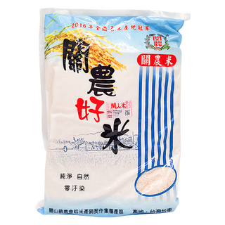 關山農會好米 台灣產 口感Q彈 米飯香甜, CNS二等, 3.4kg, 1包