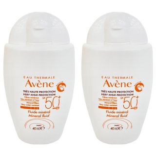 Avene 雅漾 全效極護物理防曬液 SPF50+ 40ml, 2瓶