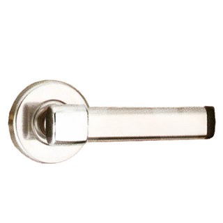 WACH 花旗門鎖 黑尾型水平把手 W520 輔助鎖下座, 黑色 + 銀色, 1個