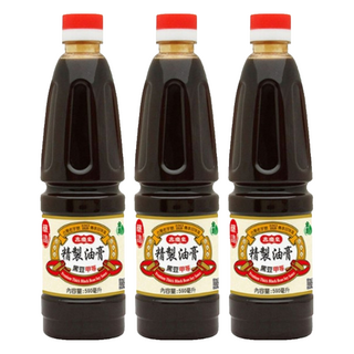 高慶泉 精製甲等黑豆油膏 Black Bean Soy Sauce Paste, 590ml, 3瓶