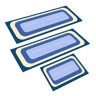 寢室安居 買2送1軟式珪藻土廚房地墊3件組, 美好一天, 1組