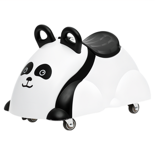 VIKINGTOYS 維京玩具 學步嚕嚕車 #1973, 悠閒小熊貓 黑色 + 白色, 1組