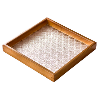 楠竹托盤, 大款(28 x 28 x 3.5cm), 原色