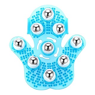 AHOYE 滾珠手掌按摩器, 顏色隨機, 舒緩疲勞, 促進血液循環, 適用各種手型, 1個