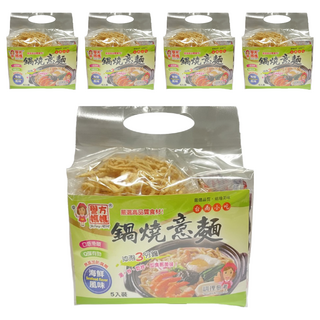 譽方媽媽 海鮮鍋燒意麵 5入, 300g, 5袋