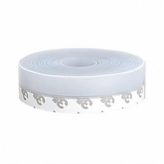 多功能防蟲門窗密封條 5M/捲 寬2.5cm 透明矽膠, 1個