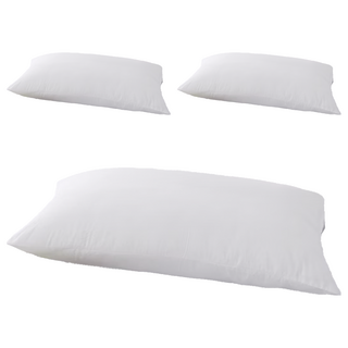 Ishur 伊舒爾 3M吸濕排汗抗菌枕 表布100%超細纖維 內容物:100% A級空中纖維 台灣製造, 75 x 45 x 18cm, 3個