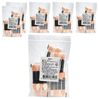 Darkness 眼影棒 雙海綿頭 24入組, 混合顏色, 6組