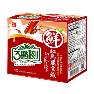 3點1刻 紅烏龍拿鐵, 22g, 10包, 1盒