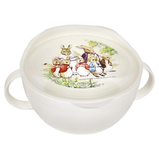 EDISON mama KJC雙層雙握把碗附蓋 1040ml, 彼得兔, 1個