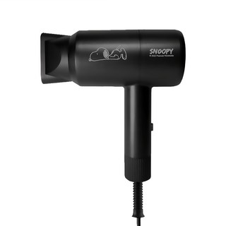 BOBOLIFE SNOOPY 史努比吹風機 380g, NB-196, 黑色