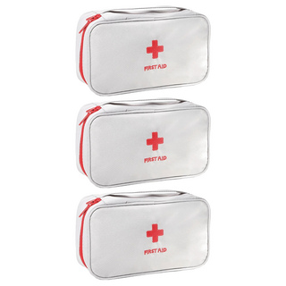 小麥購物 醫藥急救包 24 x 14.5 x 7.5cm 質感灰 70g, 3個