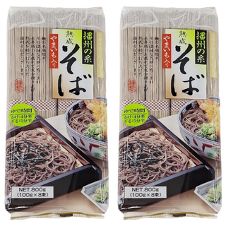 高尾製粉 播州蕎麥麵 800g, 日本進口, 蕎麥果實磨成粉, 2包