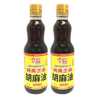 譽方媽媽 純黑芝麻胡麻油 370ml, 2瓶