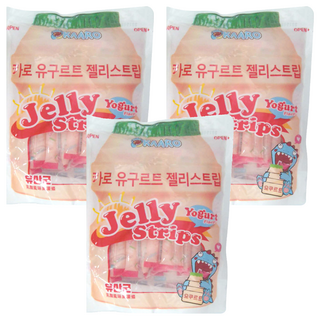 KAARO 果凍條, 乳酸口味, 夏日冰箱必備小零食, 600g, 3包