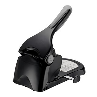 KW-triO 堡勝企業 打孔機 2孔 省力重型, 黑色, 1個