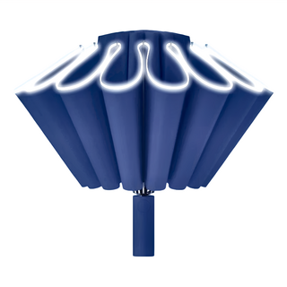 G659 反向自動傘 摺疊傘 32骨 超輕量設計 加大傘面 升級加強型反光條, 藏青藍