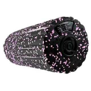 震動四段多功能瑜珈滾筒, 黑色/粉色, 31 x 15 x 15cm, 深層按摩放鬆, 1個