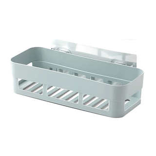 黏貼式置物架 一般款 Set 3, 塑膠材質,置物架+貼片, 26.5 x 13 x 9cm, 北歐灰, 1組