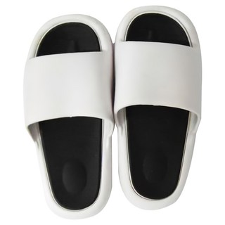 寢室安居 4.0厚底拖鞋, 36~37, 白黑色, 1雙