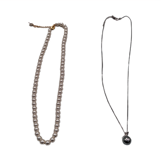 Sayaka 紗彌佳 日本輕奢柔美水晶珍珠項鍊 B2款 星鑽珍珠款 可疊戴設計 送禮 盒裝組