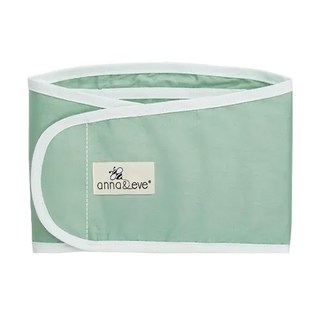 anna & eve 嬰兒舒眠包巾, 靜音魔鬼氈設計, 親膚棉質, 0-6個月適用, 橄欖綠