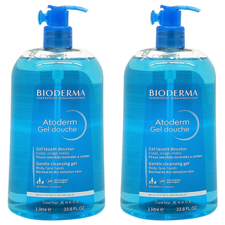 BIODERMA 舒益B3平衡修護沐浴露, 1L, 2瓶