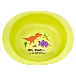 Skater 銀離子寬口塑膠碗 恐龍圖鑑 134 x 106 x 43mm 290ml, 綠色, 1個