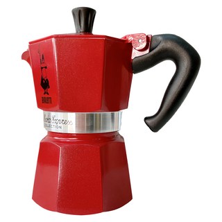 Bialetti 拜雷提 經典摩卡壺 櫻桃紅 3杯份, 1個