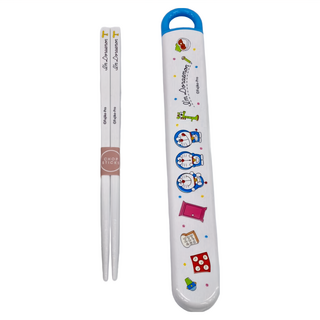 Skater 銀離子兒童筷子含收納盒, 哆啦A夢, 兒童筷子 + 筷盒, 1組