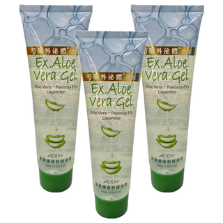 ADD Plus 蘆薈曬後舒緩凝膠 芍藥外泌體添加 薰衣草, 150ml, 3條