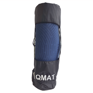 QMAT 12mm體位線瑜珈墊 Set 台灣製造, 12mm x 60 x 180cm, 藍+灰, 12mm x 60 x 180cm, 1個