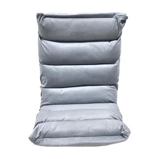 西格傢飾 日式和風懶人沙發, 5段調節, 可拆洗, 銀灰色, 1個