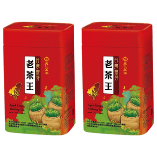 天仁茗茶 台灣靈芽老茶王 烏龍茶, 300g, 1罐, 2罐