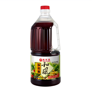 萬家香 和風沙拉醬 日式蔬菜佐料, 1.5L, 1瓶