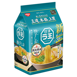 NISSIN 日清 拉王 柚子鹽風味麵 93g, 3包