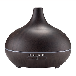 香氛機 550ml 七彩LED燈, 洋蔥-深木紋, 1個, NS_550ML