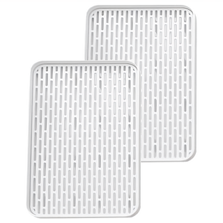 創意雙層瀝水盤 多用途置物盤, 小(31 x 17.5 x 2.2cm), C045, 2個