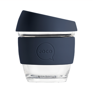 JOCO 玻璃咖啡杯 8oz/236ml, 深藍色, 1個