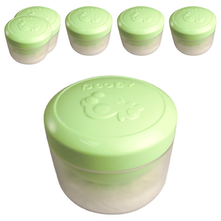 DOOBY 大眼蛙 神奇自動粉撲盒, 旋蓋設計, 台灣製造, 6個