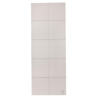 Tumaz 月熊 方形折疊瑜珈墊，雙面止滑，安心無毒材質，台灣製造, 180 x 66cm, 杏色, 1個