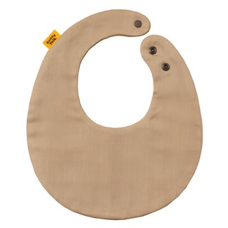 Runny yolk. 朗尼幼克 純棉口水巾 台灣製造, 粉墨登場 奶咖, 1條