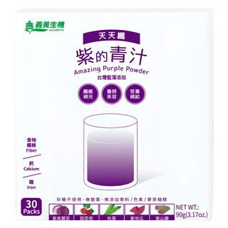 義美生機 紫的青汁, 3g, 1盒, 30包