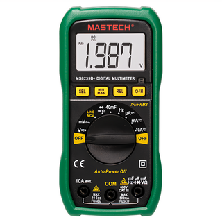MASTECH 邁世 數位萬用錶 MS8239D+，液晶顯示螢幕 顯示4000計數, 1個