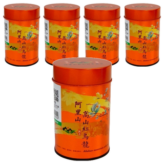 有嘉木茶研所 阿里山高山紅烏龍, 75g, 茶香縈繞回甘順口, 1入, 5罐