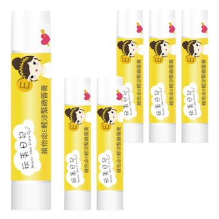 玩美日記 輕涼緊緻唇膏 滋潤雙唇 加倍柔軟, 維他命E, 5g, 6件