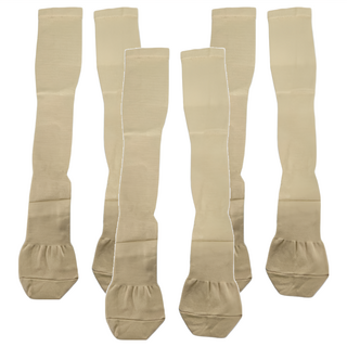 足健美襪品 超彈紓壓萊卡及膝襪 3雙 Set 分段施壓 長時間穿戴舒適 男女皆可穿