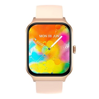 MIVSEN 智慧藍牙手錶 P58, 金色, 1.96吋, 藍牙