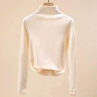 FB666德絨發熱衣,棉20%+聚酯纖維80%, 肩寬40cm 胸寬44cm 全長65cm 袖長56cm, 杏